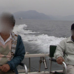 旧友、湾内クルーズ