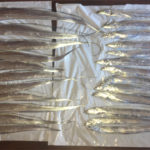 孫とタチウオ夜釣り