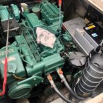 2024年2月4日　左舷エンジンオイル交換